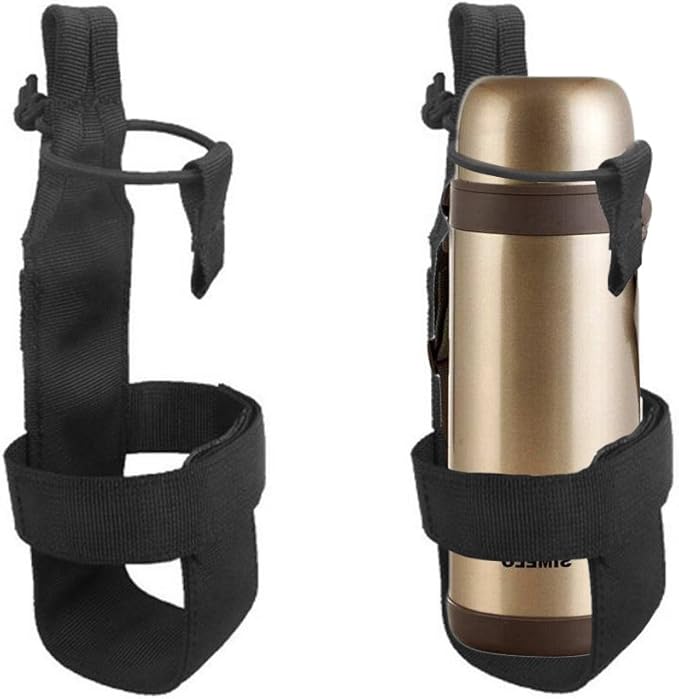 TwinkBling Nylon Tactical Molle Water Bottle Holder for Backpack