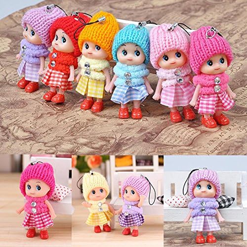 5Pcs Kids Toys Soft Interactive Baby Dolls Toy Mini Doll For Girls