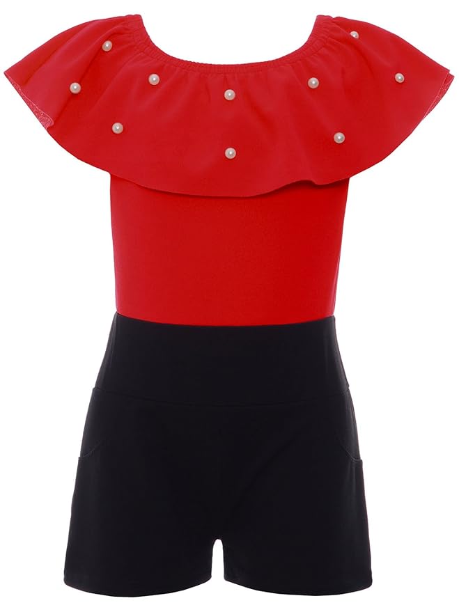 BEZLIT Mädchen Jumpsuit Overall Schulterfrei 22688