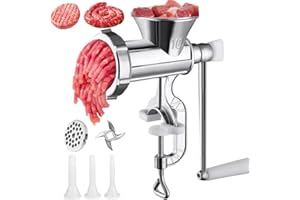 REBORN LOVE Meat Grinder Manual Meat Grinder - Manual Mincer Hand Crank Meat Grinder Sausage Grinder Meat Grinder Manual Sausage Maker For Kitchen