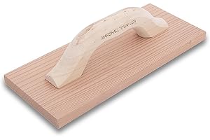 MARSHALLTOWN Concrete Wood Hand Float, 12 x 5 Inch, Made in the USA, 44