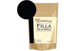 GoodFIlla Ebony, 4 oz, Wood and Grain Filler powder, Stainable, Paintable, Sandable, Versatile | Zero Waste