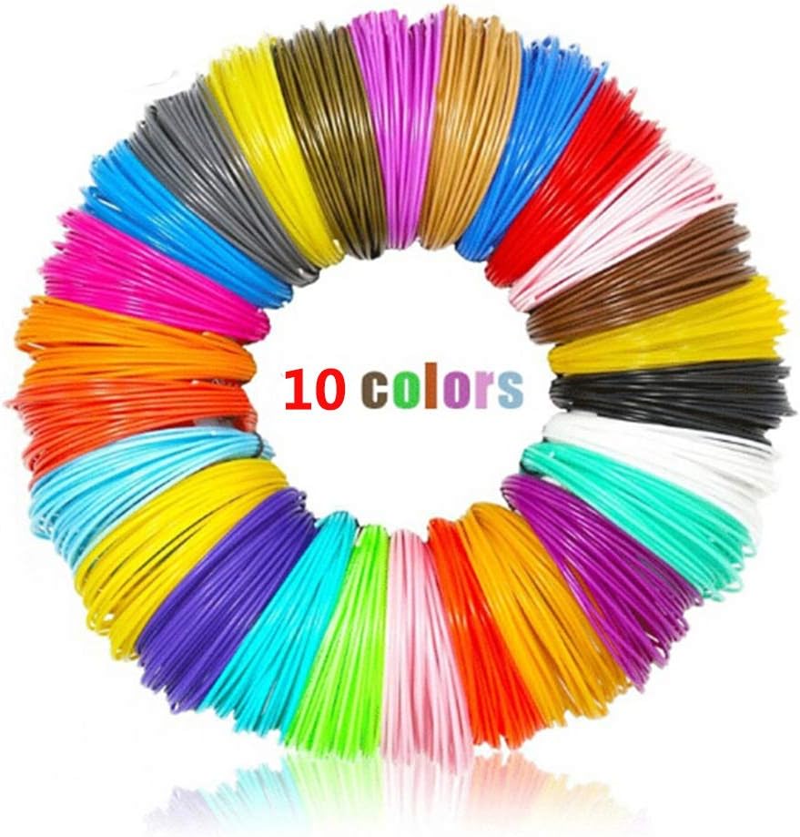 CCCYMM PLA 1.75mm 3D Printer Filament Pen Plastic Rubber Consumable Material For 3D Pen,Random Color