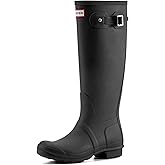 Hunter Women
s Original Tall Rain Boots, Black, 7 Medium