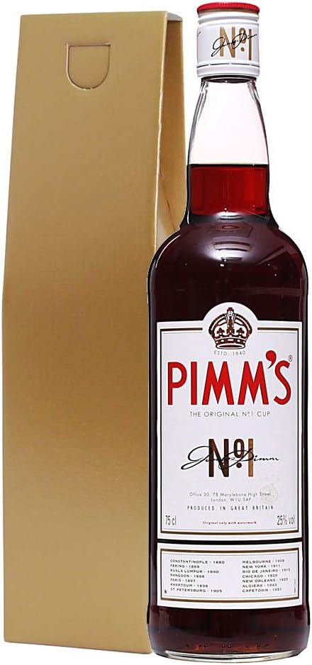 Pimms 1 Cup In Gold Gift Box With Handcrafted Gifts2drink Tag Amazon Co Uk Grocery