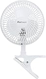 Pro Breeze Professional Mini 6" Clip Fan for Home, Office and Desk (2-Speed)