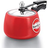 Hawkins Ceramic CTR 30 Coated Contura Pressure Cooker, 3 L, Red