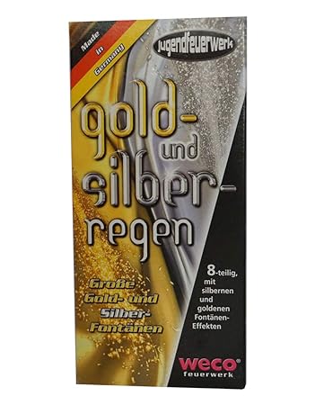Gold und Silberregen Fontäne
