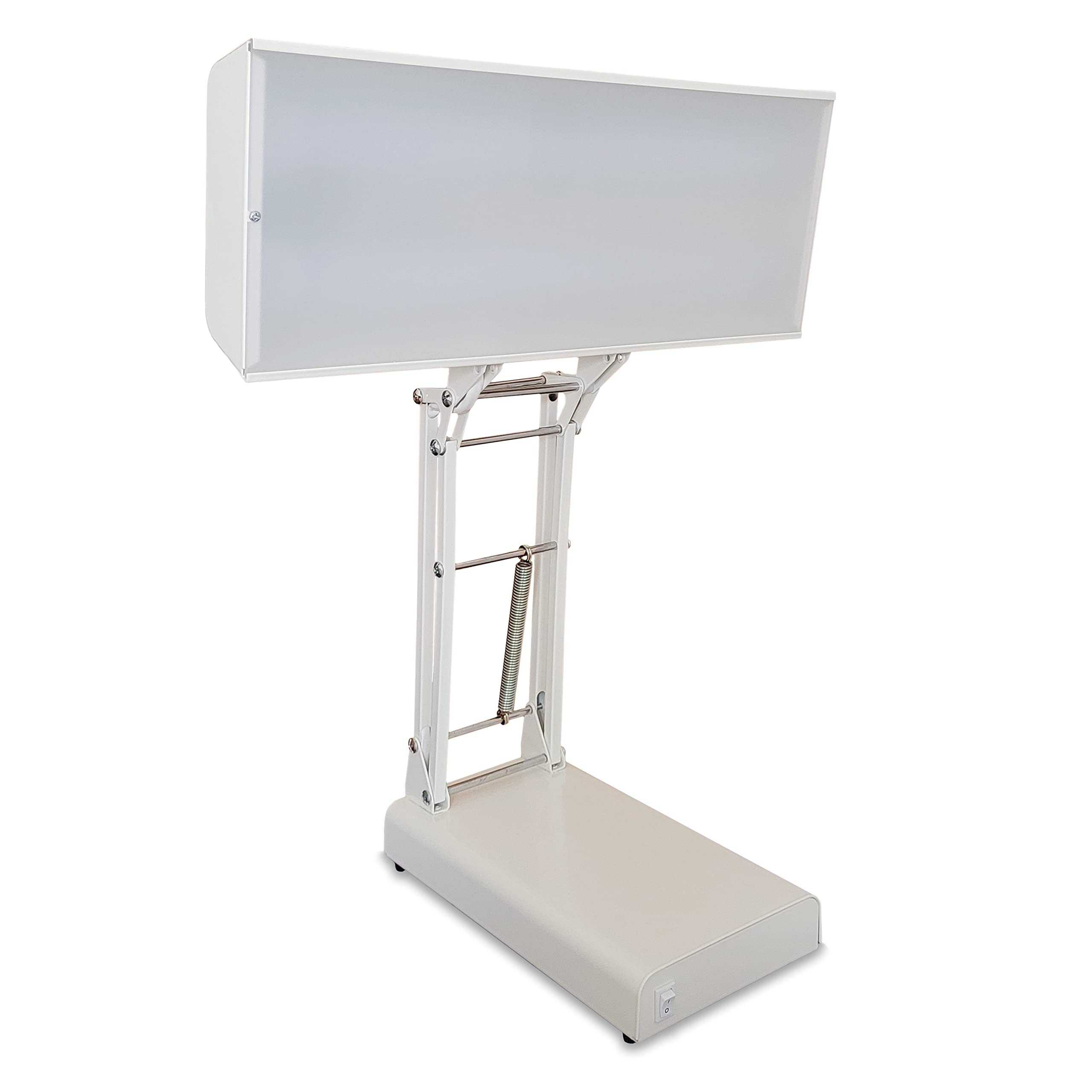 Northern Light Technologies NLT Adjustable Desk lamp - 10000 Lux Light Therapy Lamp - Full Spectrum Light Therapy Desk Light for Natural Mood and Energy Enhancement, Sunlight Desk Lamp, Beige