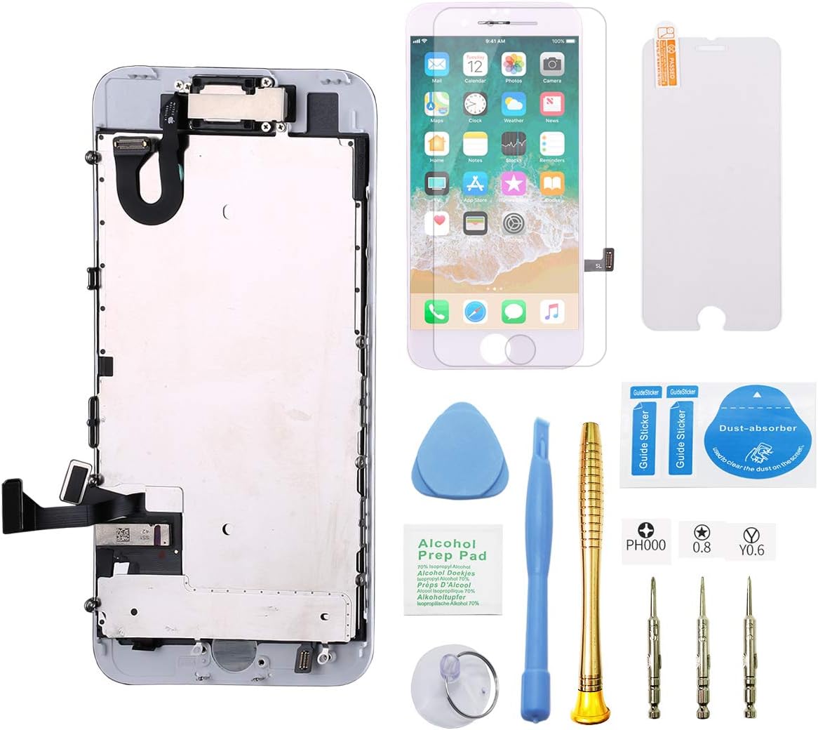 For iPhone 7 Screen Replacement White 4.7" LCD Display complete Touch