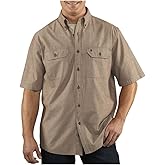 Carhartt Men's S200 Short Sleeve Chambray Shirt