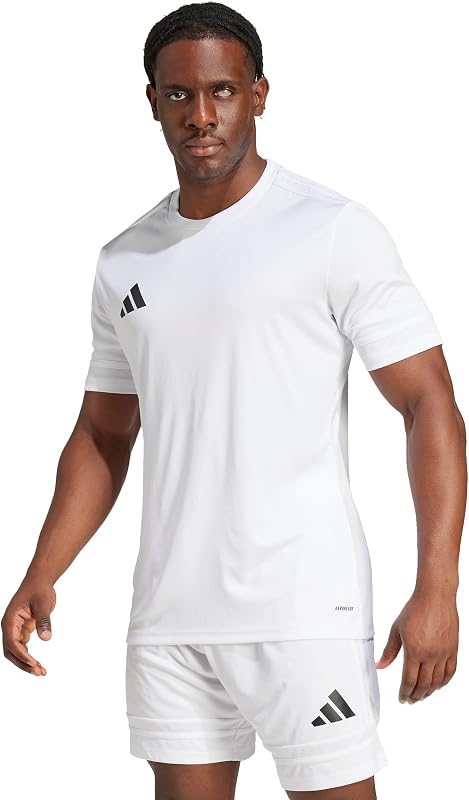 Homme Squadra25 Jersey Short Sleeve Shirt, White/White/Black, M — photo 2 sur 7