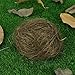 OULII Artificial Nest Easter Mini Colored Thread Bird Nests for Candies Eggs(Random Color)