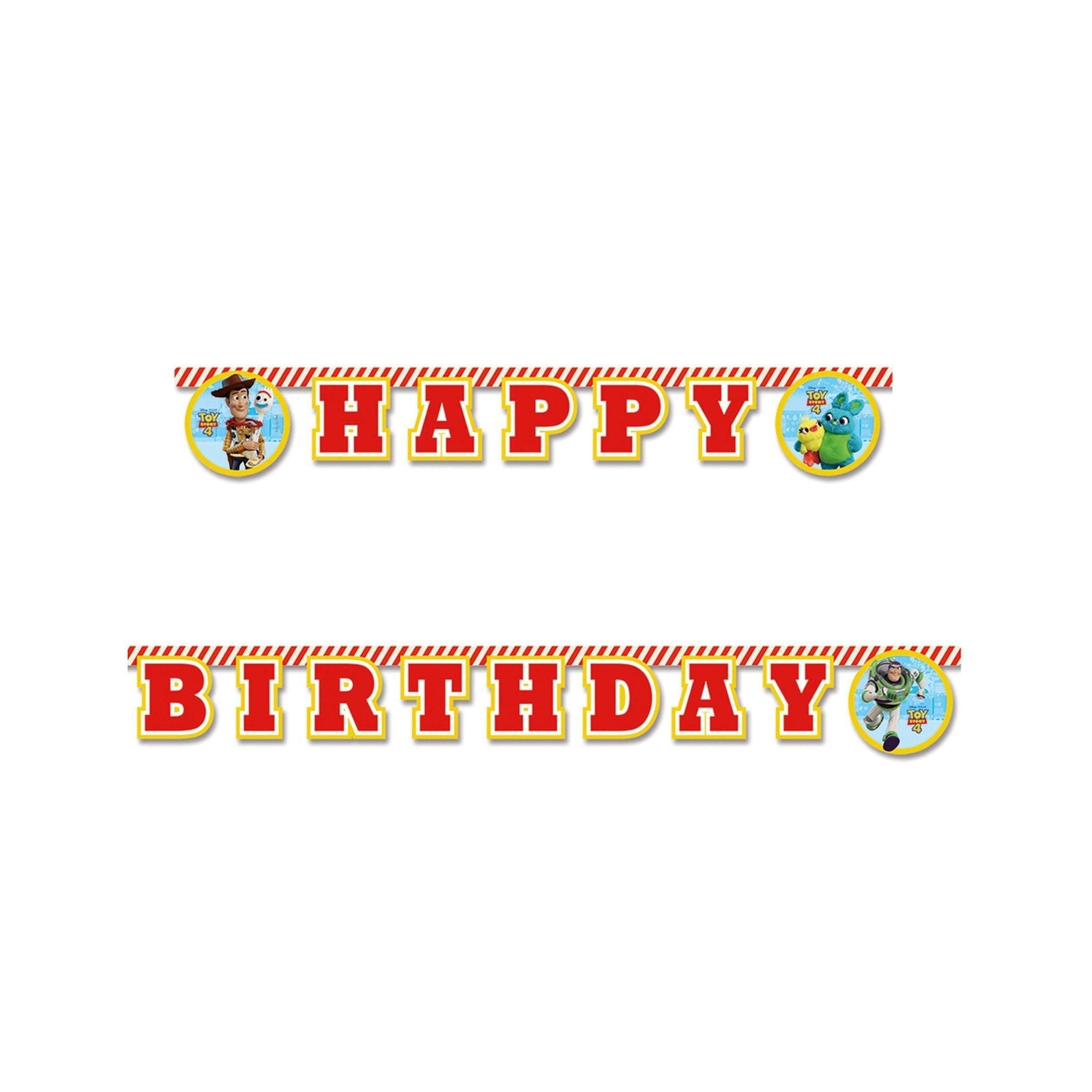 Dnpx Toy Story 4 Banner 1CT - Happy Birthday