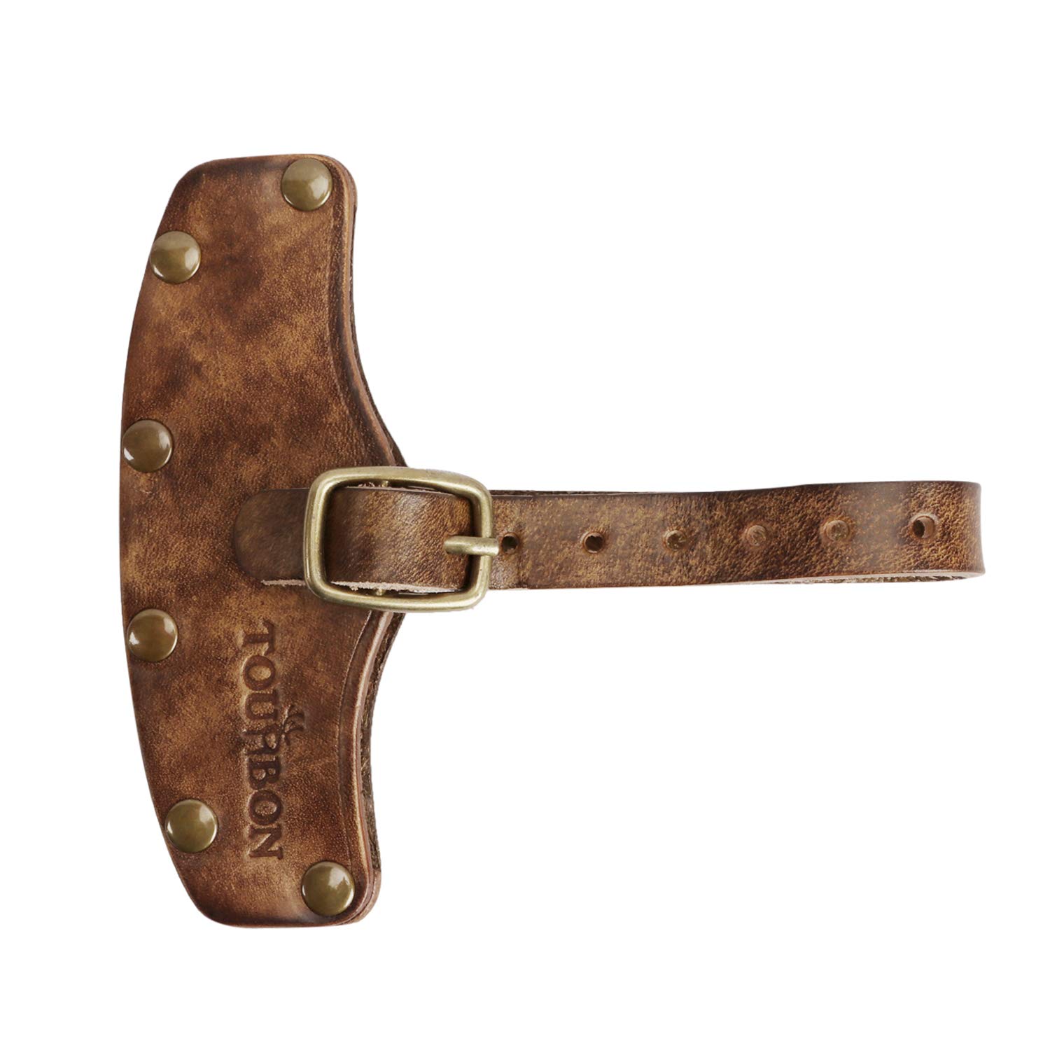 Tourbn TOURBON Classical Thick Leather Axe Blade Cover Sheath Leather Head Holster Single Hatchet Protector
