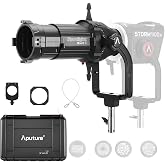 Aputure Spotlight Mount II 36&deg; Lens Kit Compatible with Storm 400x 700x | Ellipsoidal Projection Lens Modifier for Amaran Halo 600x, 300x 200x and Ray 360c 660c Bowens Mount LED Light Under of 800W