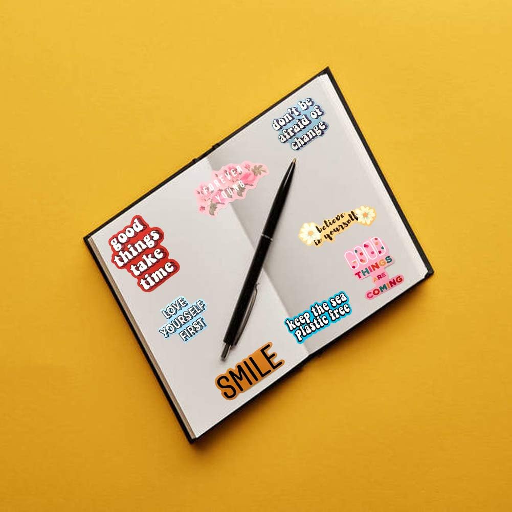 178PCS Inspirational Quote Stickers, Reward Motivational Stickers for Water Bottle Laptops Computers Phone Suitable for Students Teachers Company Employees: Computers & Accessories