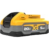 DEWALT 20V MAX Battery, POWERSTACK, More Power More Compact, Rechargeable 5Ah Lithium Ion Battery (DCBP520)