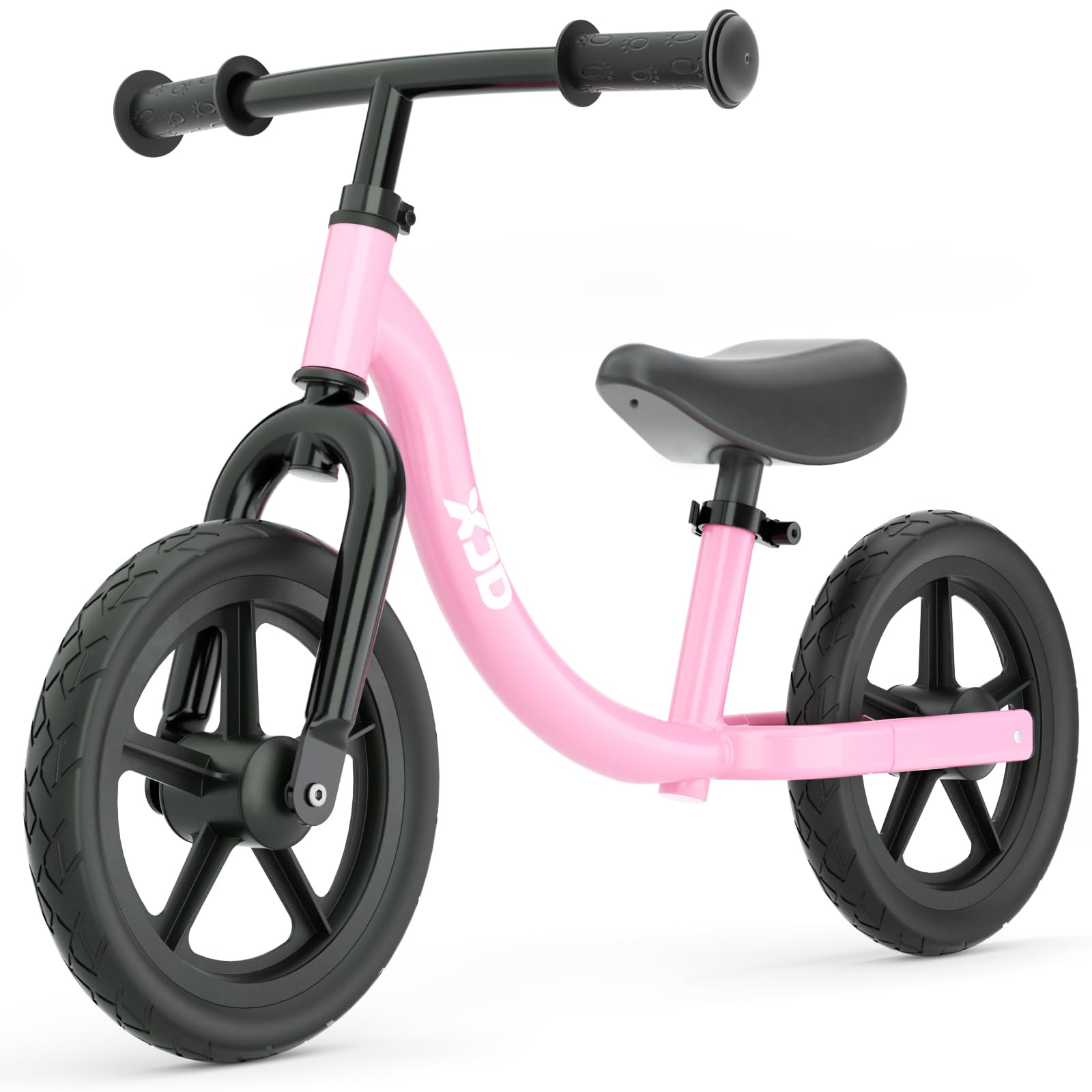 Photo 1 of XJD Toddler Balance Bike 2 Year Old, 12 inch No Pedal Bicycle for Girls Boys Ages 18 Months to 5 Years Old Toddler Training Push Bike Adjustable Seat (Pink)