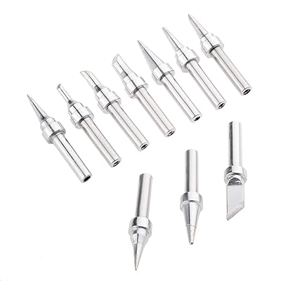 Fevas 10 Pcs/lot 200M-T Series Solder Iron Tip for QUICK 203H/204H/502/503/504 High-Frequency Soldering Station Solder Iron Tip