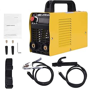 Welding Machine, 110V Plug, 200Amp Power, IGBT AC DC Beginner Welder With Display LCD Use Welding Rod Equipment Tools Accessories