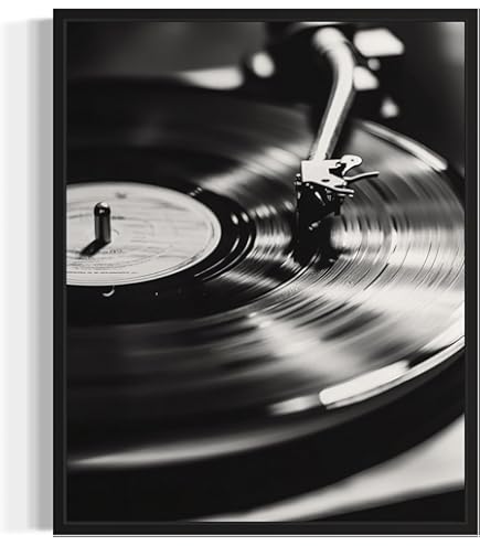 Amazon.com: TOCDGOO Vintage Music Wall Art - Set of 4 Black and