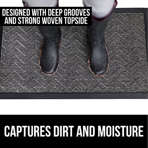 Gorilla Grip AllSeason WeatherMax Doormat, 23x35, Durable Natural