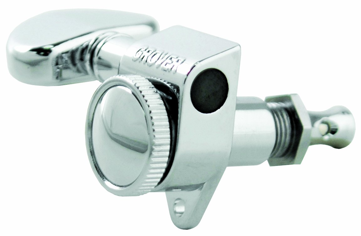 Grover 502C RotoGrip Locking Rotomatic Tuners, 3PerSide, Chrome