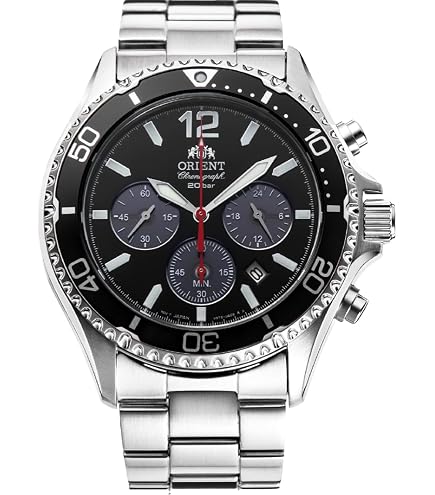 Amazon.com: Orient RN-TX0203S Men's Metal Band Sports Diver Design