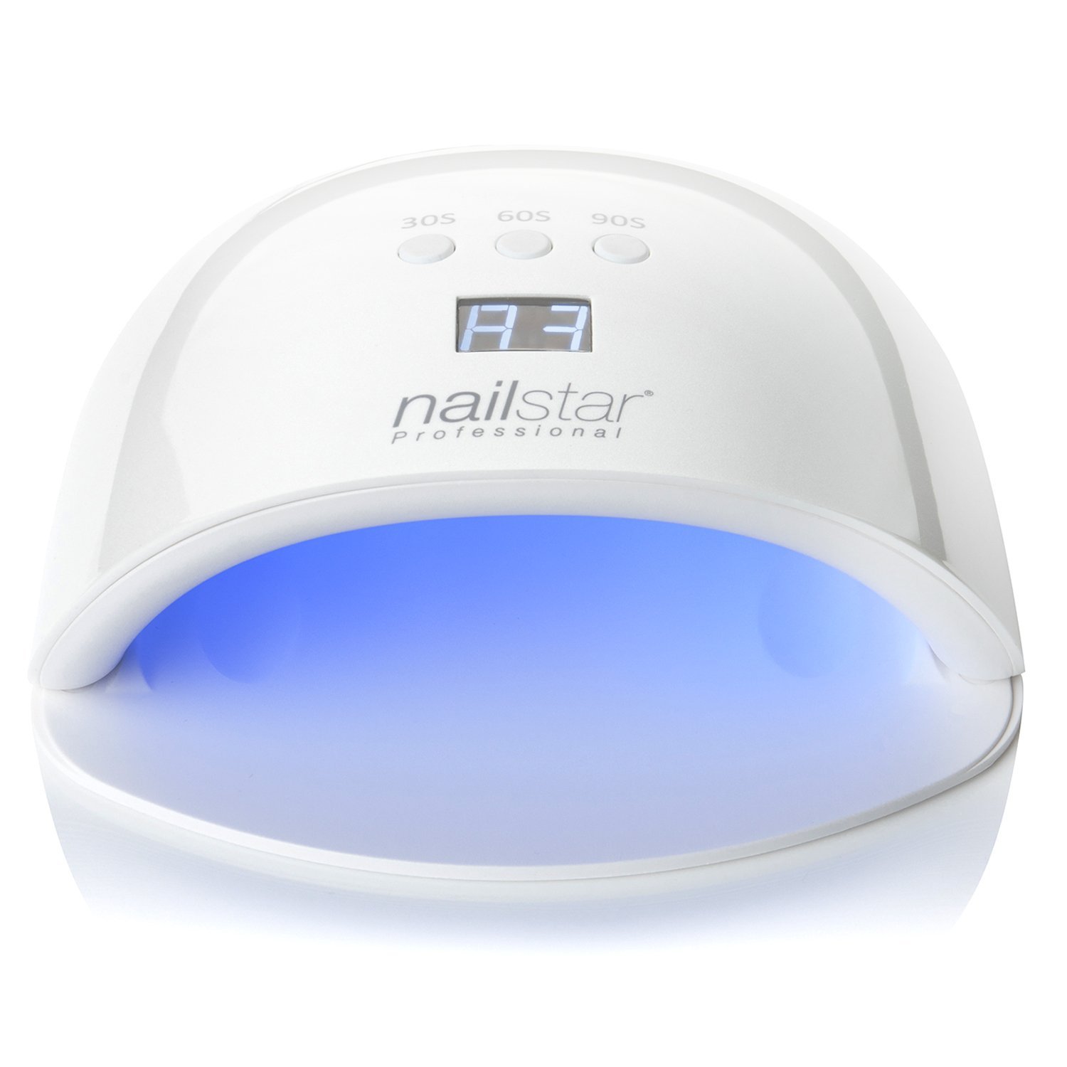 nailstar® Professional UV Lamp, LED Nail Lamp for Gel Polish with 3 Integrated Timers and LED Display for Gel Nails