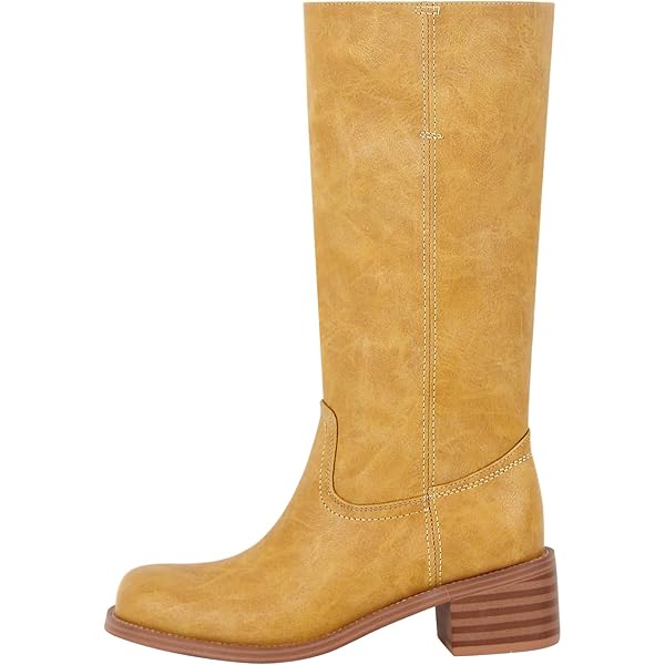 靴 YELLO SABRINA LONG BOOTS Amazon.com | MissHeel Banana Campus Boots Women Moto Boots Mid