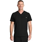 Healing Hands Mens Scrub Top V-Neck with 1 Pocket & 360° Stretch Fabric HH758