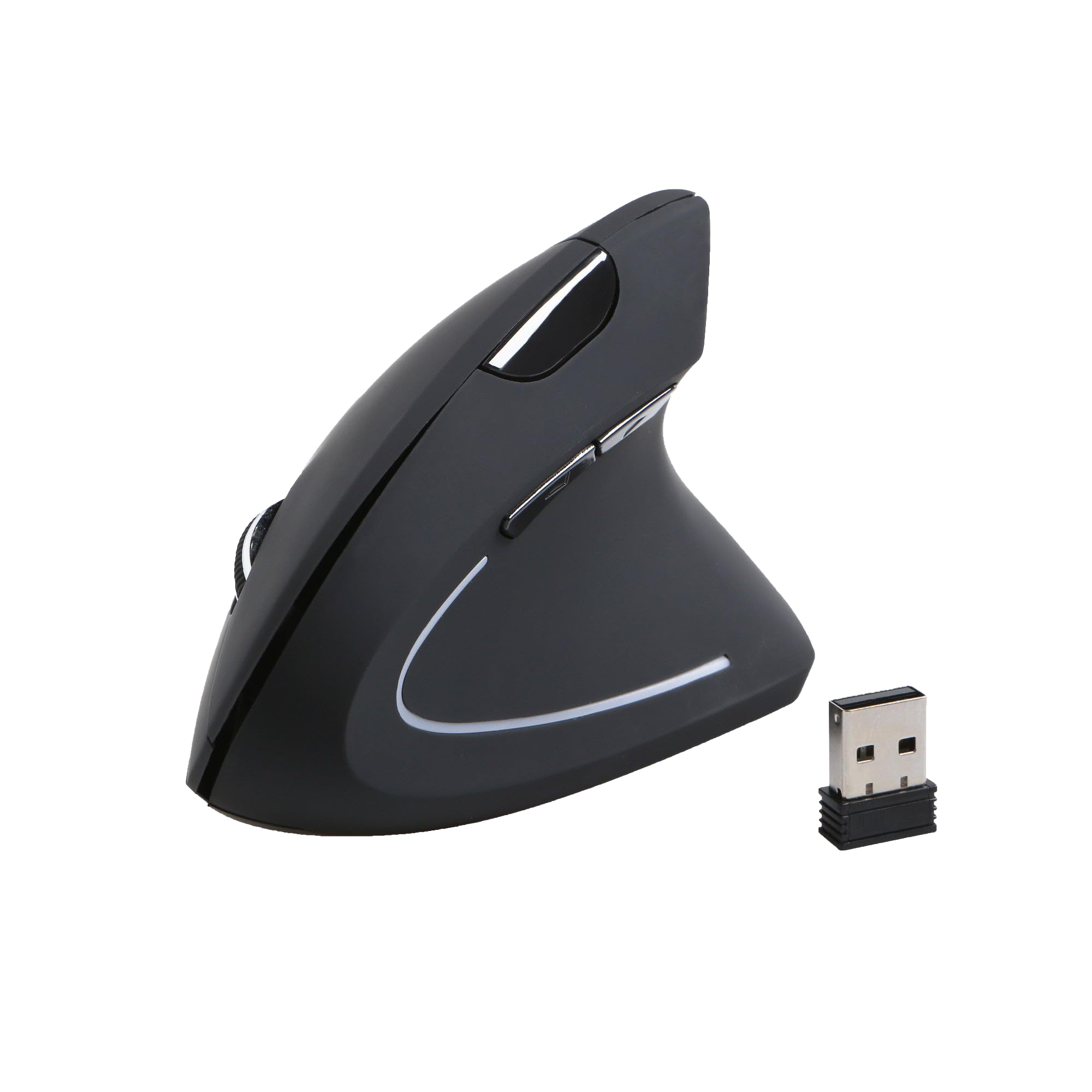 Gelid Solutions APEX Wireless Vertical Mouse - Ergonomic shape - Wireless 2.4G - 3 DPI modes - Next/Previous buttons - Plug-n-Play