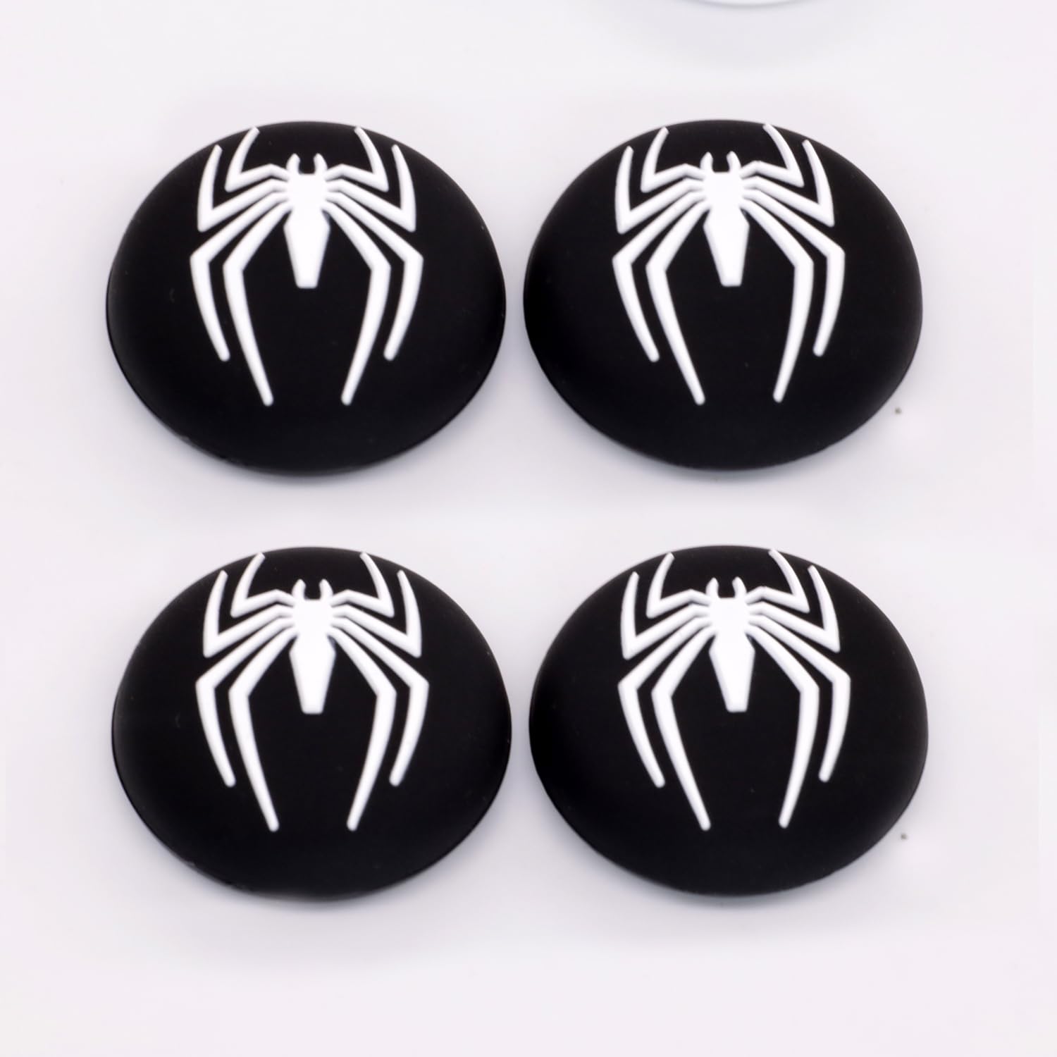 4 PCS Thumb Grips Stick Joystick Cap for PS5 PS4 PS2 Switch Pro for Xbox Series S Xbox One Xbox 360 Silicone Thumbstick Joystick Cover (Color 4)