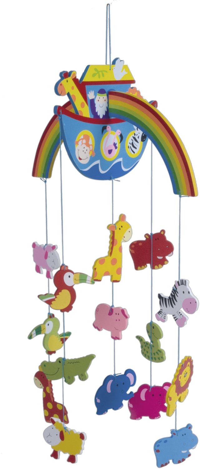noah's ark crib mobile
