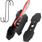 MAYESAR Brake Caliper Compression Tool, Caliper Piston Compressor Tool With Additional 2 pcs Large Steel Plate and 2 Hooks, 360&deg;Adjustable Brake Caliper Tool for Single Twin Quad Piston Calipers (Red)