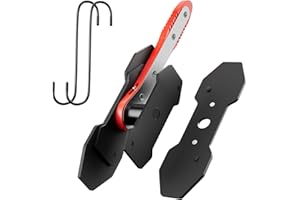 MAYESAR Brake Caliper Compression Tool, Caliper Piston Compressor Tool With Additional 2 pcs Large Steel Plate and 2 Hooks, 360°Adjustable Brake Caliper Tool for Single Twin Quad Piston Calipers (Red)