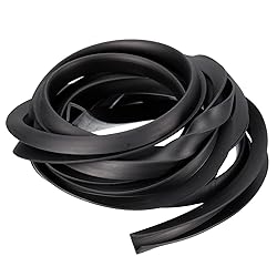 uxcell U Channel Edge Trim, 11.5ft Length Rubber