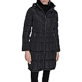 Calvin Klein Women's Full Length Puffer Coat – Hooded Quilted Winter Jacket With Zip Up Front