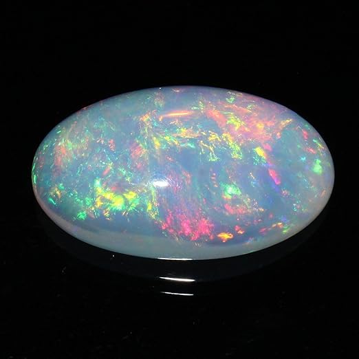 Natural etíope ópalo de fuego welo enorme tamaño: 21 x 34,5 mm cabujón:  Amazon.es: Hogar