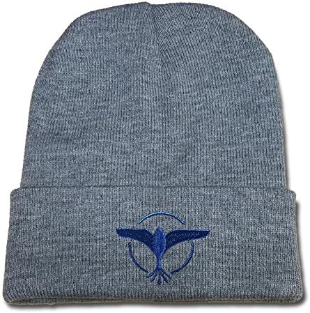 DEBANG Tiesto Logo Beanie Fashion Unisex Embroidery Beanies Skullies Knitted Hats Skull Caps - Grey