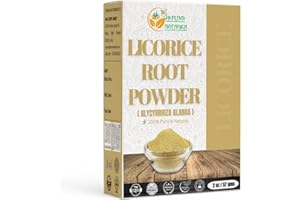 Herbs Botanica Licorice Root Powder Natural – Mulethi (Yastimadu) Powder (Glycyrrhiza Glabra) for Skin Care, Herbal Tea, Digestive Support & Wellness – 2 oz