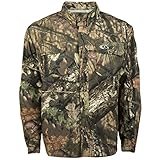 Mossy Oak Men's Tibbee Lightweight Hunting Shirt in Multiple Camo Patterns