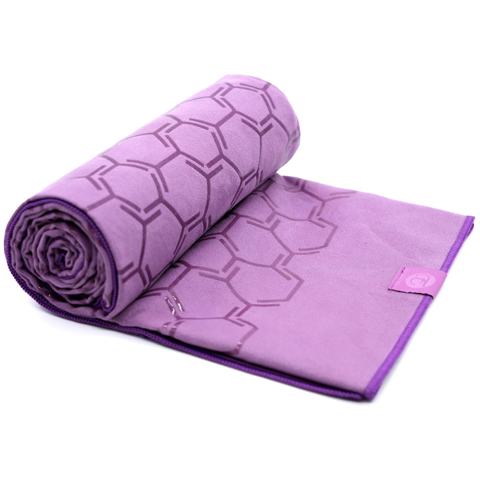 Photo 1 of Eunzel Yoga Towel for Hot Yoga,Non-Slip Double Sided Silicone Grip Towel Absorbent Microfiber Towel for Hot Yoga, Vinyasa and Power 26.5"x72", Purple