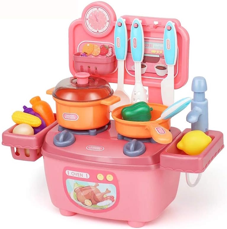 Kids Cooking Toys Set, Infant Mini Kitchen Toys, Pretend Play Dessert