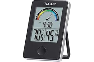 Taylor Precision Products 1732 Taylor Digital Indoor Comfort Level Thermometer and Hygrometer