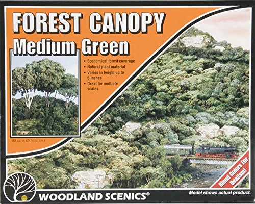 Medium Green Forest Canopy Woodland Scenics