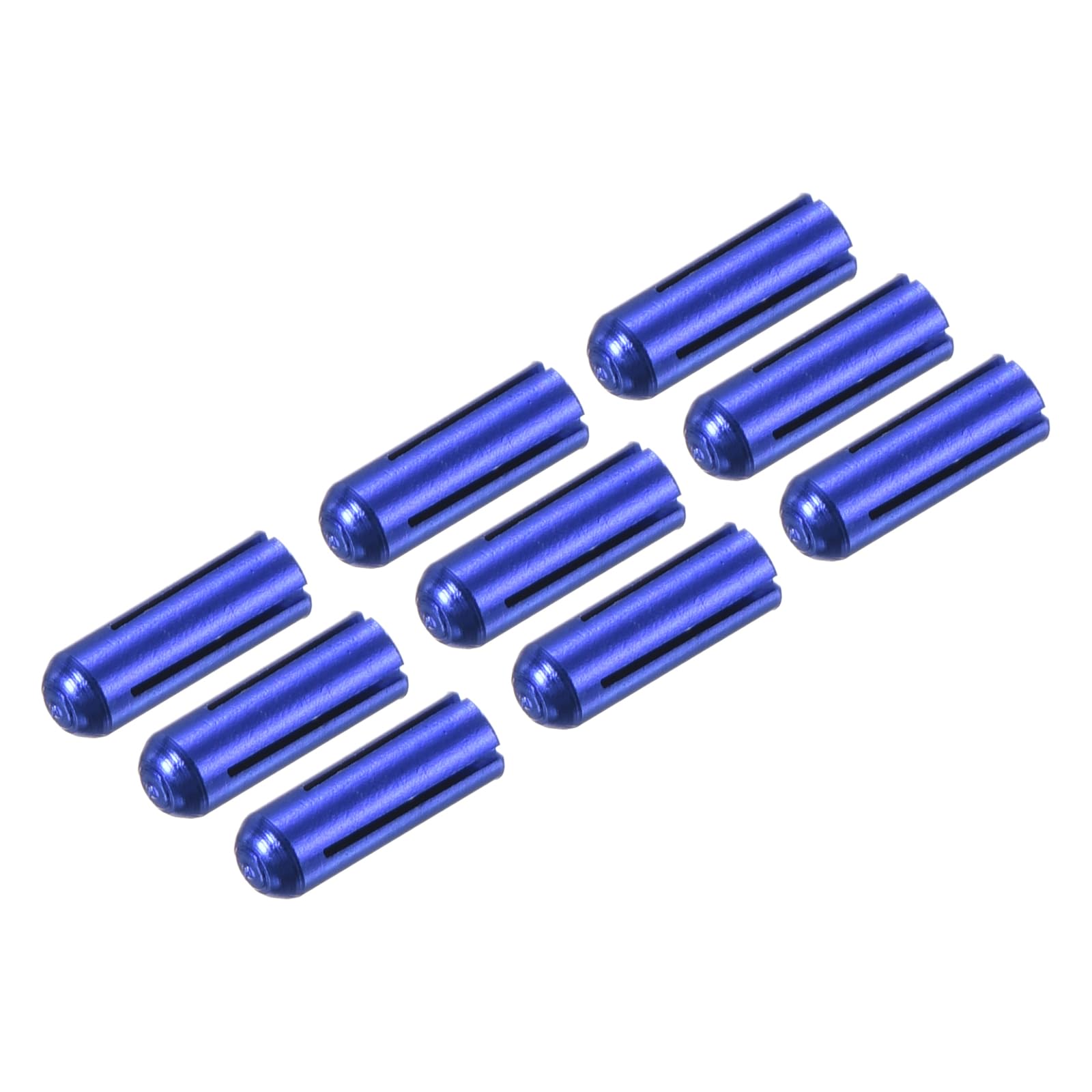 PATIKIL Dart Flight Protectors, Aluminum Alloy Dart Accessories Wing Savers for Steel & Plastic Flights - 9 Pack (Blue)
