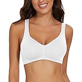 WOWENY Seamless Wirefree Bras for Women No Underwire Padded Push Up Bra Comfortable Soft Bralettes with Support Everyday Bra