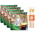 Old Town White Coffee - Malaysia Old Town Coffee Instant Coffee 3 in 1 Hazelnut Flavor - coffee powder，旧街白咖啡, Hazelnut Coffee 4 Packs（ Gift 2 coffee Stirrers )